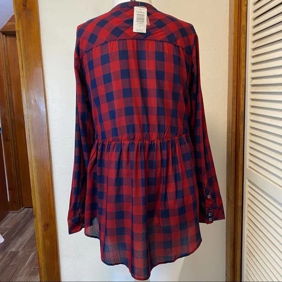 NWT Torrid Buffalo Plaid Shirt - Picture 5 of 6